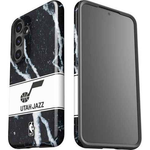 NBA Utah Jazz Marble Galaxy S24 Plus Impact Case